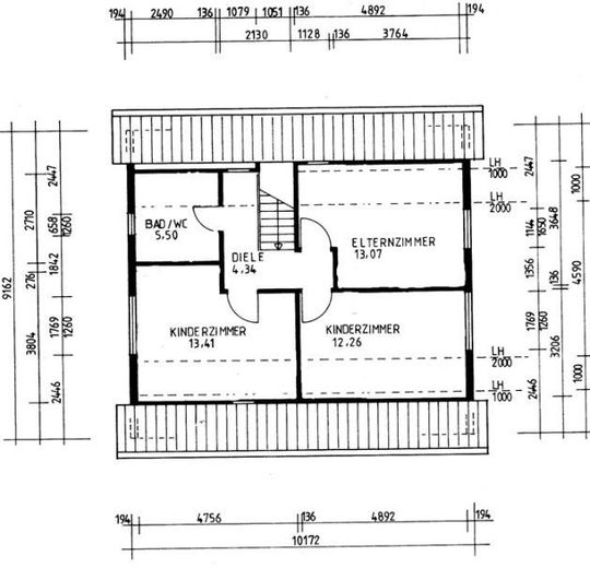 Grundriss Dachgeschoss