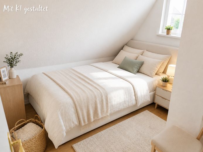 Attraktive & helle DG Wohnung - TOP LAGE in der Altstadt - Provisionsfrei – Schlafen mit KI gestaltet
