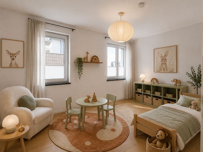Letzte Gelegenheit- energieeffiziente Garten-Maisonett mit 5 Zimmern und über 100 m² Privat-Garten – KiZi 2