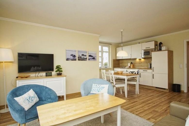Beim Frühstückskaffee schon den Meerblick genießen – 3-Zimmer-Wohnung in allerbester Lage – Ein Raum - zwei Bereiche 