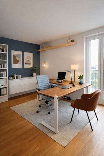 Ohne Makler: Seltene Kombi aus Stadt, Ruhe und  & außergewöhnlicher Ausstattung (Klimaanlage,...) – Arbeitszimmer