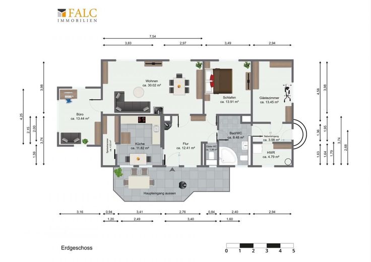 ***Einfamilienhaus mit Charme und vielseitigem Nebengelass*** – Grundriss