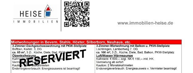 Wohnungsangebote Heise Immobil