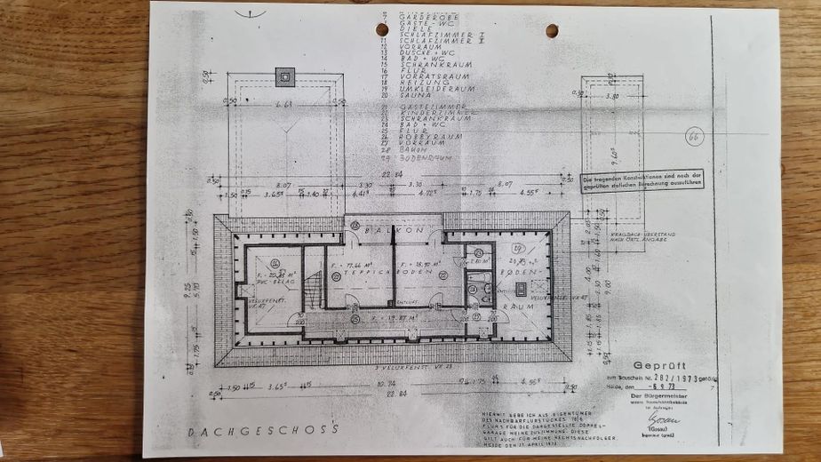 Grundriss OG, ohne Gewähr