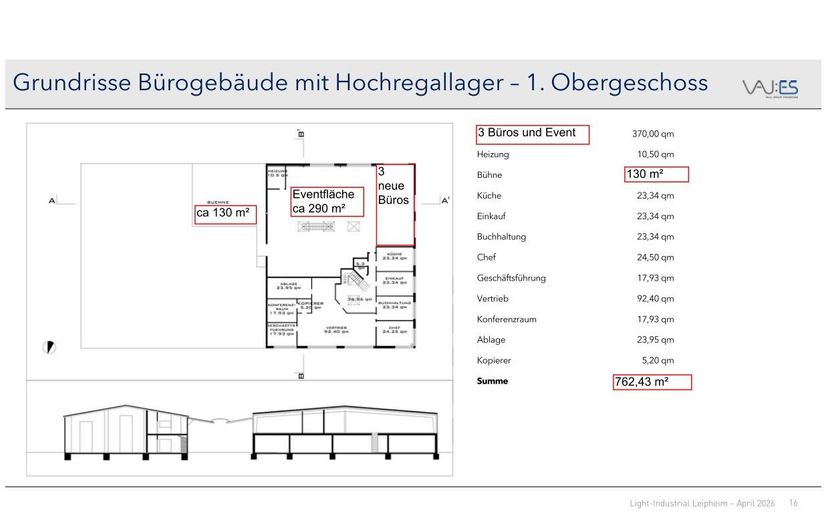 Hauptgebäuder OG