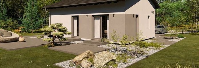 Kleine Bungalows für Singles und kleine Familien. Entfliehen Sie den steigenden Mieten. Bauen Sie mit Okal Ihr eigenes Zuhause.