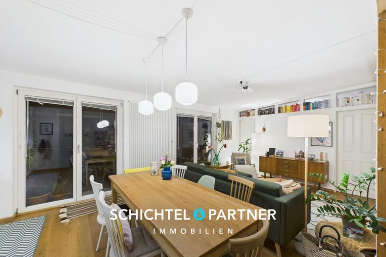 Fesenfeld | Gepflegtes Wohn-/ &amp; Geschäftshaus mit insgesamt sechs Einheiten – S&amp;P | Wohnzimmer