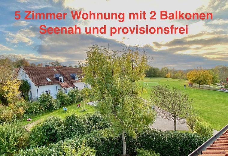 helle, großzügige Wohnung mit Weitblick fußläufig zum Pilsensee – Ausblick
