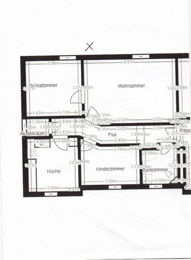 Helle, gemütliche 3-Raum-Wohnung sucht neue Mieter – Grundriss
