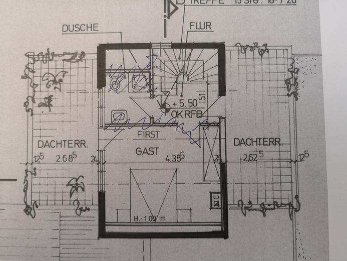 Kronberg’in en iyi konumu, sakin + aydınlık, 6 oda, 3 teras, ankastre mutfak, klima, sauna, FIS otobüs durağı – Dachgeschoss