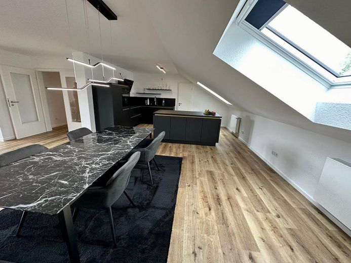 Loftartige Küche