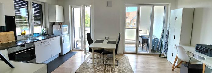 Küche, Essen, Balkon