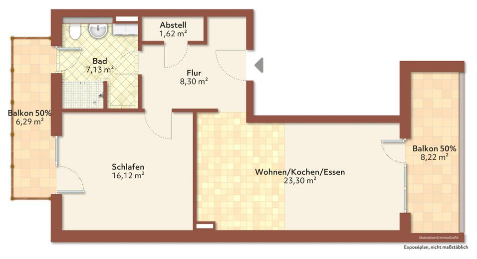 Anspruchsvoll. Urban. Individuell: Wohnen in Leipziger Bestlage - von 64 m2 bis 113 m2 – WE 4