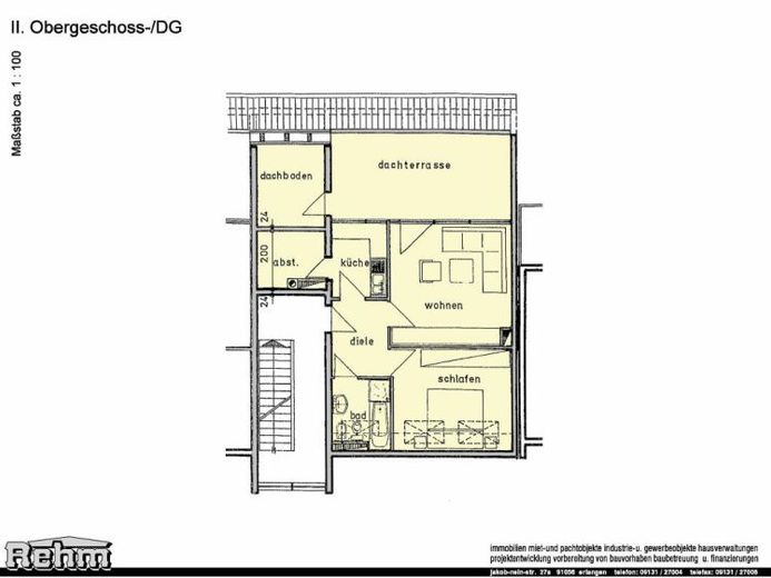 Außergew. 2 Zim.-ETW mit Dachterrasse – Foto 1