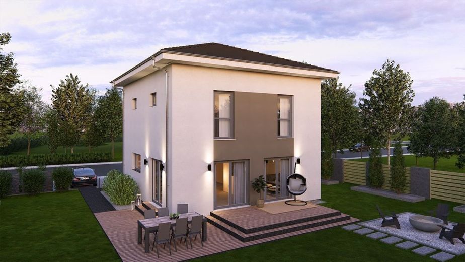 RAUM FÜR FAMILIE UND DESIGN – Ansicht Garten