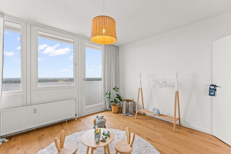 Exklusive Penthouse Wohnung im 22. Stock mit spektakulärem Weitblick – provisionsfrei – Kinderzimmer