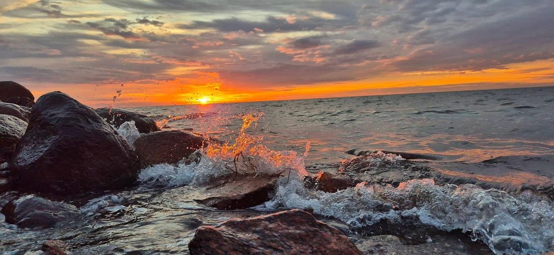 Sonnenuntergang an der Ostsee