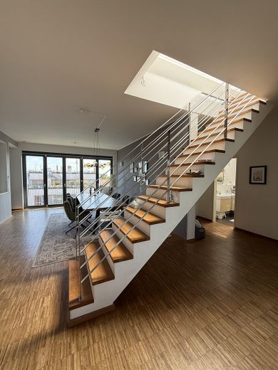Luxury Penthouse Maisonette with Private Rooftop Terrace & Spectacular 360° Berlin Skyline Views – Stairs to Rooftop
