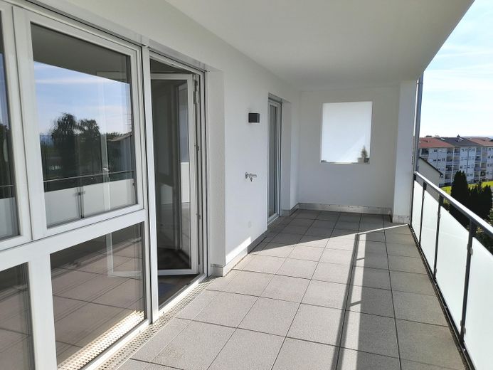Balkon: Ausblick nach links