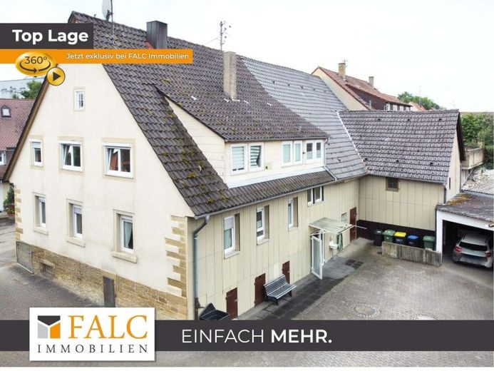 Knittlingen Ort : 167 m² Wohnfläche : großer Hof gepflastert : Scheune : ein Anwesen mit Potenzial – Foto 1