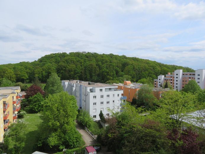 Blick vom Balkon