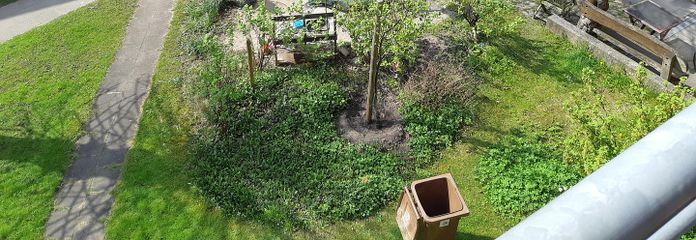 Blick vom Balkon