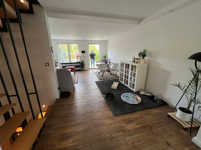 Blick auf Wohnzimmer