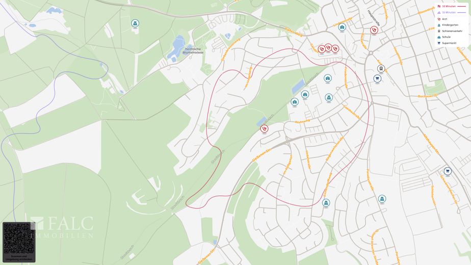 Architektonisches Meisterwerk in privilegierter Aussichtslage-Exklusives Wohnen auf höchstem Niveau – Lageplan