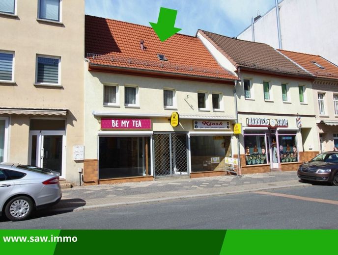 Haus mit Gewerbe + Wohnung in Köthen Innenstadt 1A-Lage - Ideal für Selbstständige oder Investoren – Wohn- und Geschäftshaus Köthen Verkauf