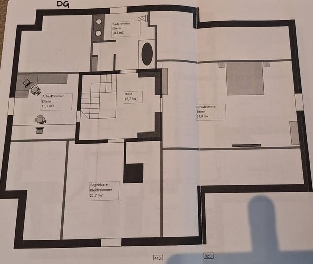 Grundriss Dachgeschoss