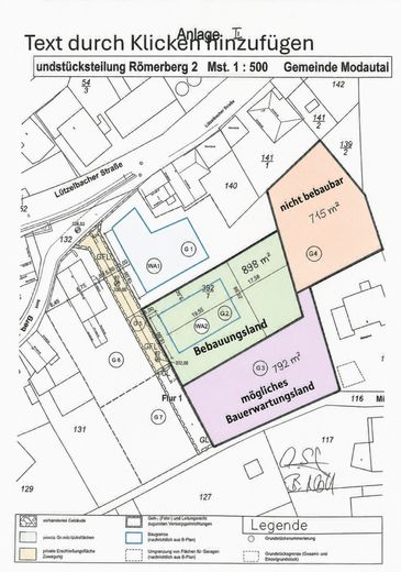 Einmaliges Grundstück mit Baurecht in Modautal-Brandau – Grundriss