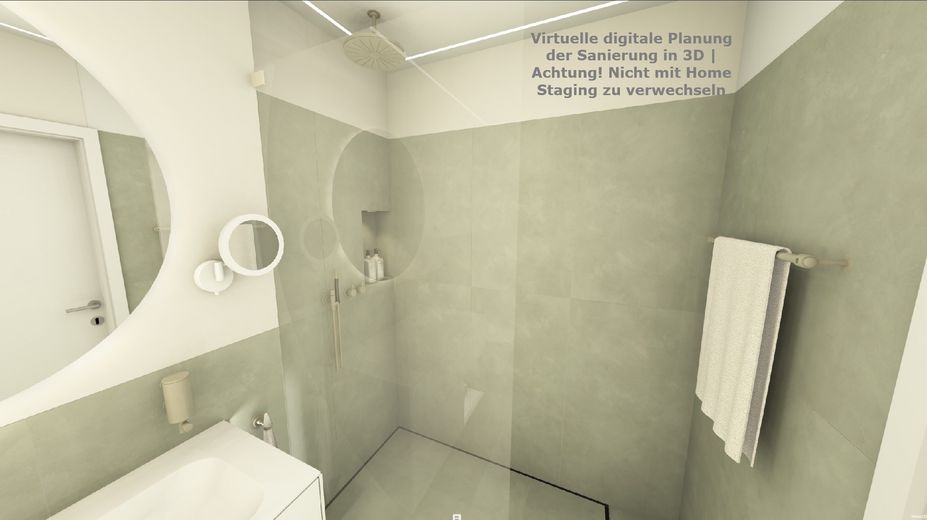 Modernes Duschbad (Planung)