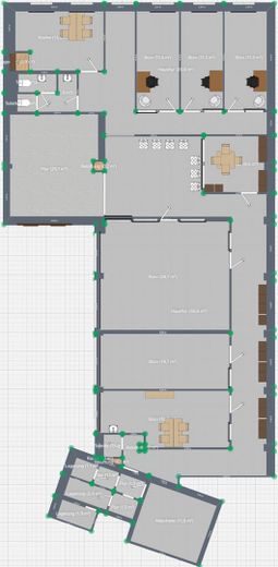 Erstbezug! Bezugsfertige Praxisflächen im Gesundheitszentrum Hamm B.-Hövel ab 120 qm - max. 750 qm – Grundriss der Räume