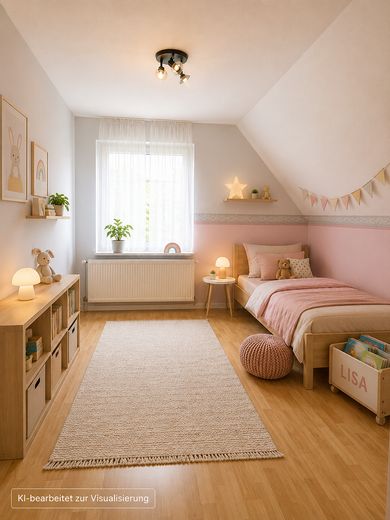 131 m² für Ihre Familie: 4 Schlafzimmer, 2 Bäder, 2 Garagen und keine Käuferprovision – Kinderzimmer