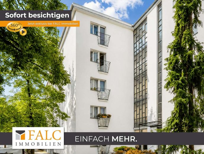 **Stilvoll wohnen in Berlin-Wilmersdorf mit Fahrstuhl**- FALC IMMOBILIEN – Hausansicht
