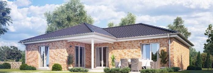Winkelbungalow CU670 massiv und schlüsselfertig Festpreisgarantie PV