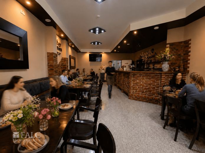 Drei Konzepte, ein Grundstück: Gastronomie, Eventlocation und Zimmervermietung – Restaurant-Bereich