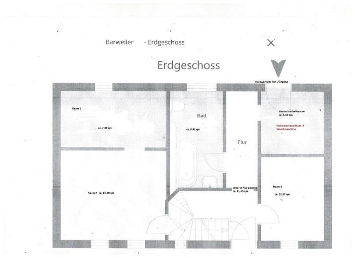 Erdgeschoss Grundriss