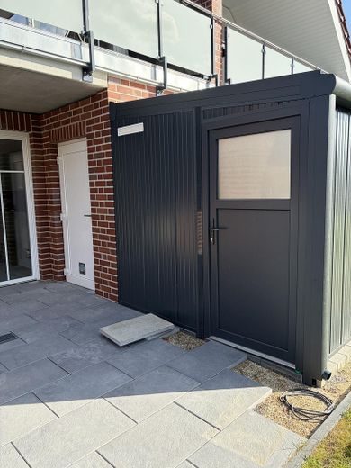 Neubauwohnung vom Eigentümer 3 Zimmer 87,7qm mit Terrasse, Gartenteil + Nutzfläche in Brackel – zwei Außenabstellräume 