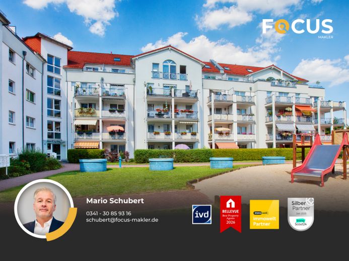 Magdeburgo - Apartamento dúplex de 2 habitaciones con galería adicional, balcón, terraza y plaza de garaje subterráneo – Foto 1