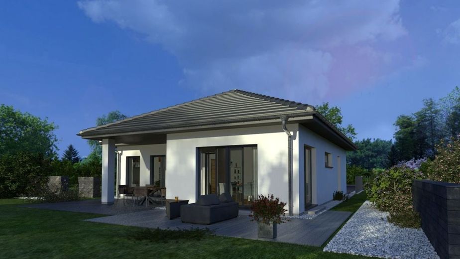KLASSISCH - PRAKTISCH - BUNGALOW – Ansicht Garten