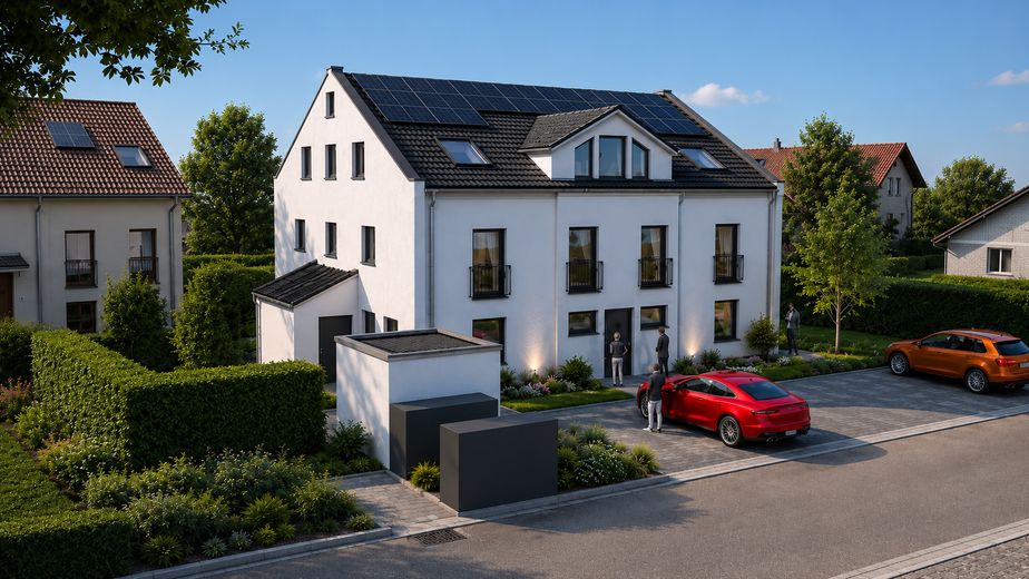 La vostra opportunità di avere una casa di proprietà – Casa a schiera efficiente dal punto di vista energetico in una posizione privilegiata (KfW55) – Animation Reihenhäuser