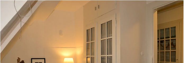 Aparte Dachgeschoss-Wohnung – Wohnzimmer