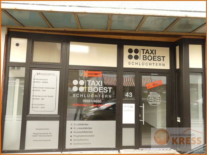 Ladenlokal in Schlüchtern Innenstadt, ebenerdiger Zugang, große Schaufensterfläche incl. Teeküche – Bild 1