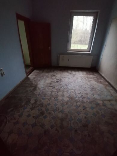 große Gutshaushälfte mit tollem Grundstück am Naturschutzgebiet, sehr ruhig gelegen – Zimmer 4,EG rechts, vor Renov.