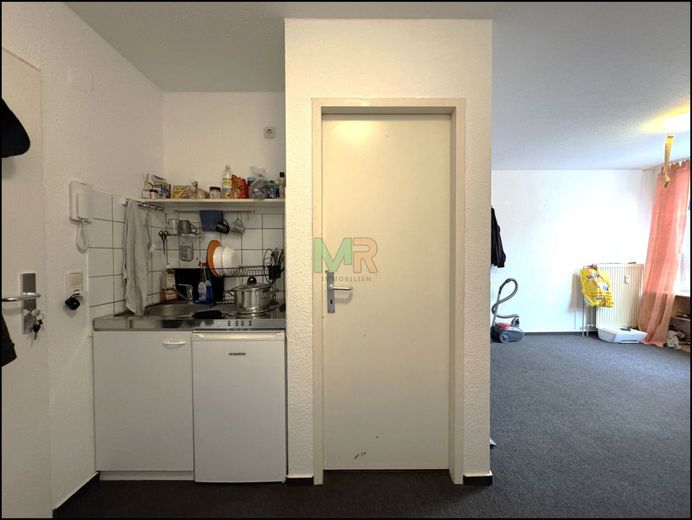 1-Zimmer-Wohnung inkl. TG-Stellplatz in Neckarstadt – Wohn-Schlafraum mit Küche