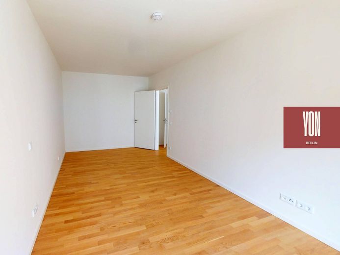 YON BERLIN - Moderne 2-Zimmer-Neubauwohnung mit EBK und sonnigem BALKON in Berlin-Friedenau – Ansicht III: Schlafzimmer