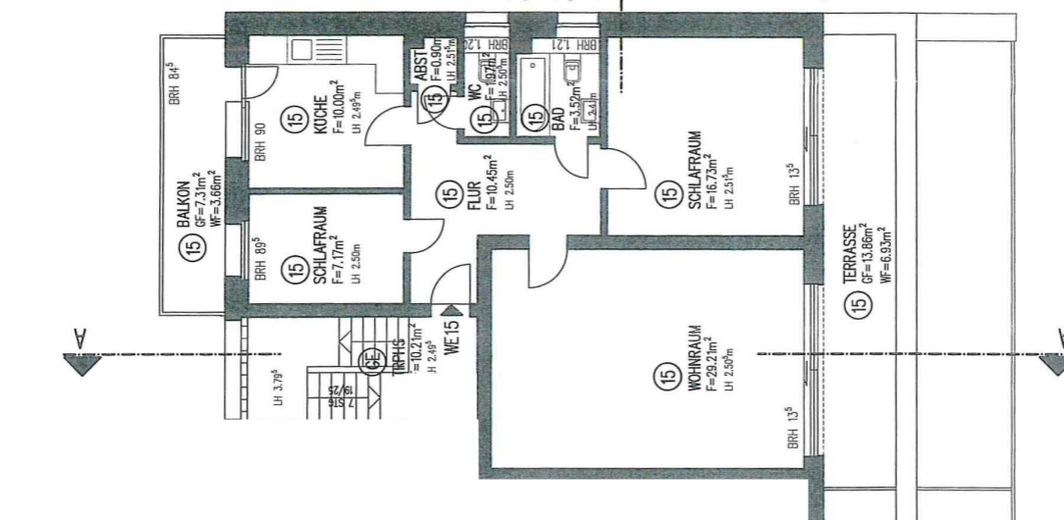 Ihre Traumwohnung in direkter Nähe zum Unterbacher See! WE 15 – Grundriss