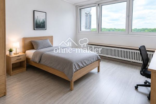 Modernes 21 m² WG-Zimmer in frisch sanierter 4er-WG | Möbliert | Balkon | Kaarst