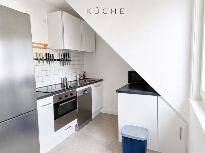 Vollmöblierte 3-Zimmer-Wohnung in Mainz - All Inclusive – 8. Küche